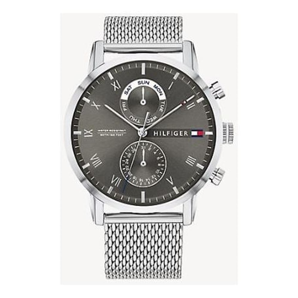 Tommy Hilfiger Kane Silver Stainless Steel Men Watch 1710402