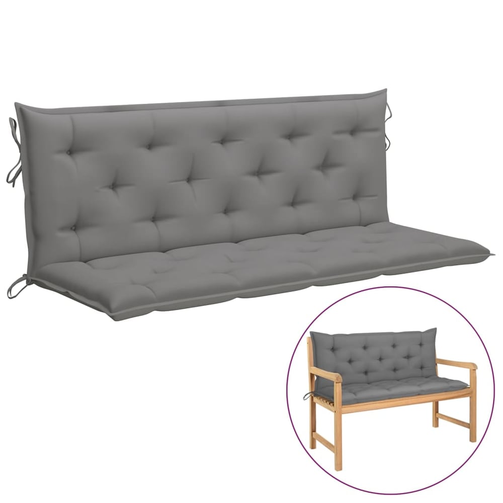 Vidaxl Cushion For Swing Chair Grey 150 Cm Fabric