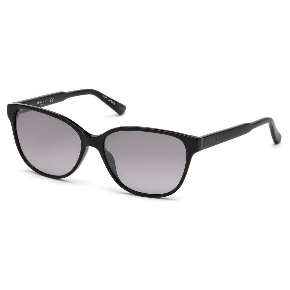 Gant GA-8060-01B-58 Women's Sunglass Shiny Black/Smoke Plastic Gant GA-8060-01B-58 Women's Sunglass Shiny Black/Smoke Plastic