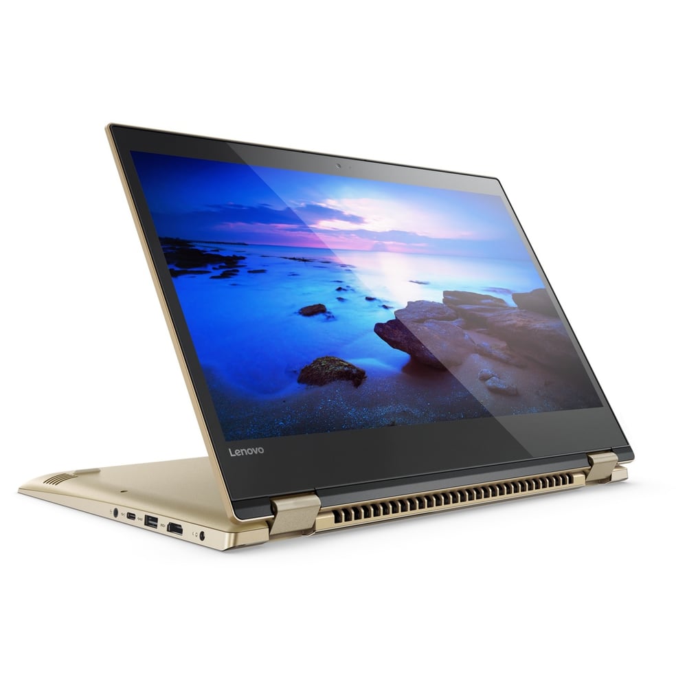 Lenovo Yoga 520-14IKB Laptop - Core i7 2.7GHz 16GB 1TB+128GB 2GB Win10 14inch FHD Gold