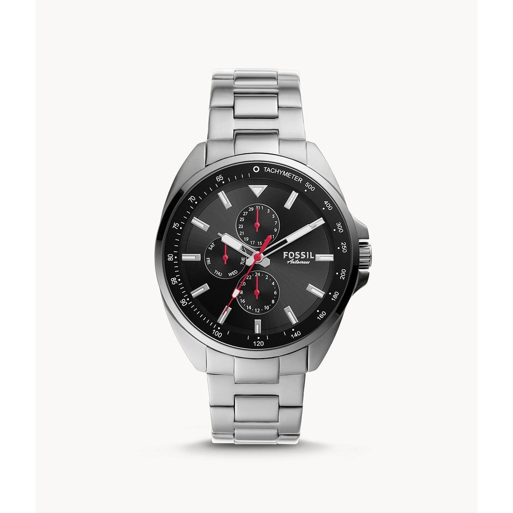 Fossil Men's Autocross Multifunction Stainless Steel Watch Bq2550