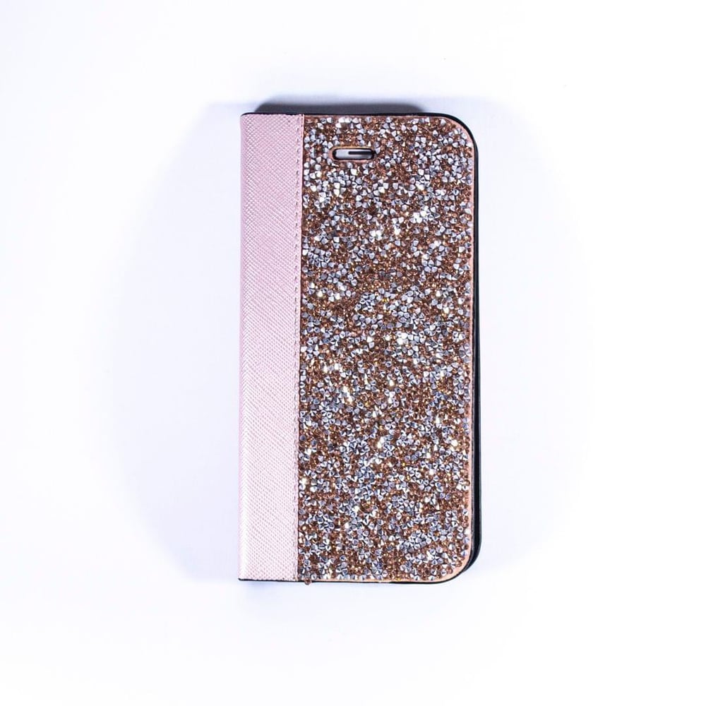 Isafe Bling  Leather Case Iphone 8 Plus
