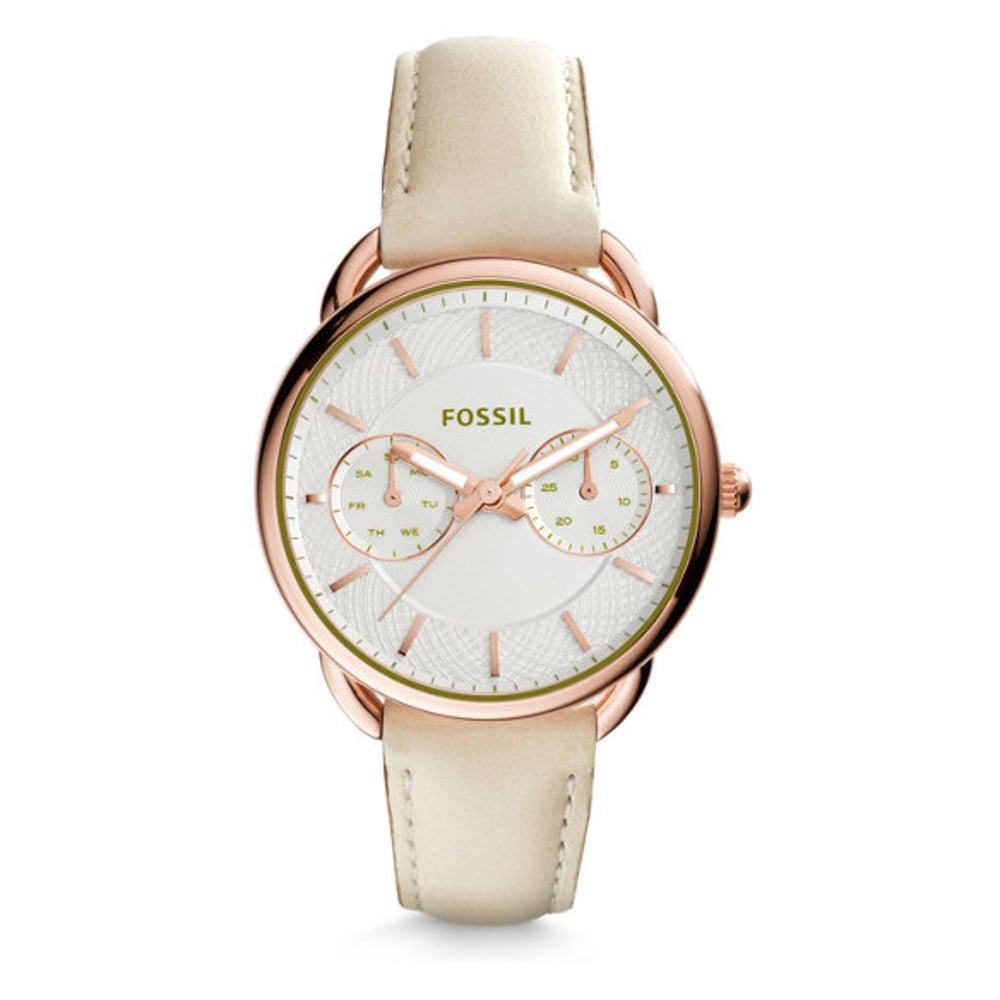 Fossil ES3954 Tailor Multifunction Light Brown Leather Ladies Watch Fossil ES3954 Tailor Multifunction Light Brown Leather Ladies Watch
