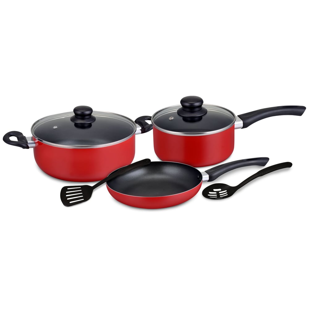 DelcasaDC 7 Pc Caliber Nonstick Cookware Set DelcasaDC 7 Pc Caliber Nonstick Cookware Set
