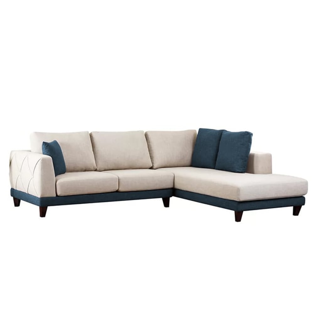 Asghar Furniture - Venuti Sectional Sofa - Cream Asghar Furniture - Venuti Sectional Sofa - Cream