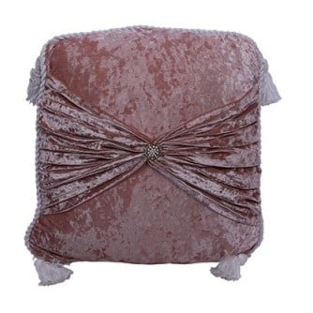 Pearl Filled Cushion 45X45cm Peach Pearl Filled Cushion 45X45cm Peach