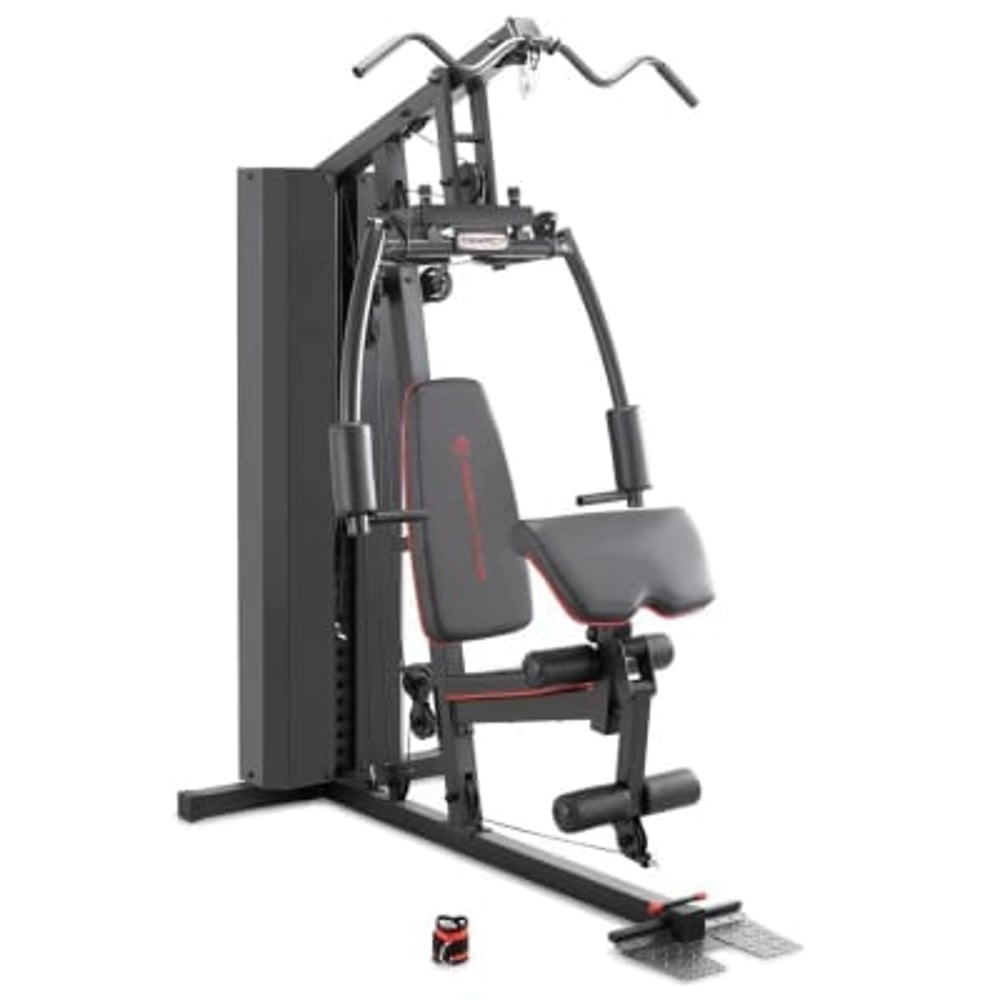 Marcy Mkm-81010 Home Multi Gym With 90 Kg Stack - Black/grey, One Size