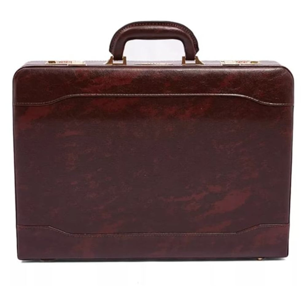 Milano Italy Attache Case Burgundy 18inch KH-2008-18