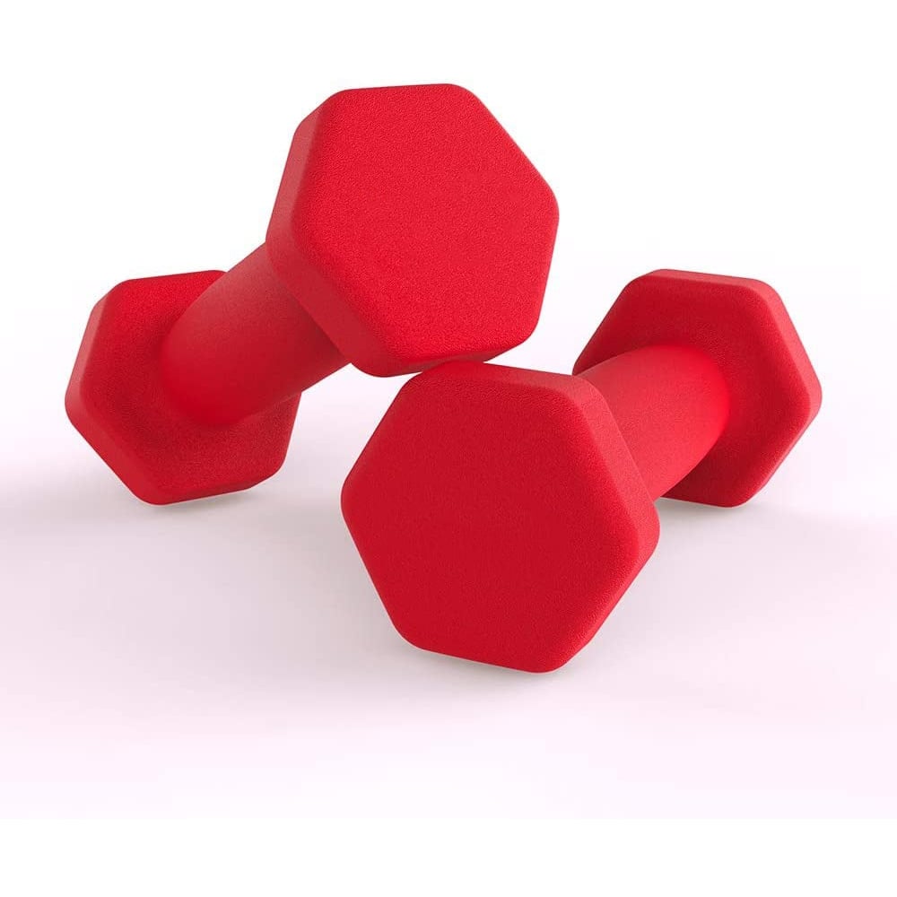 H Pro Vinyl Dumbbell Pair Non-slip| Hexagon Shape Set For Men & Women| (2 X 4 Kg) H Pro Vinyl Dumbbell Pair Non-slip| Hexagon Shape Set For Men & Women| (2 X 4 Kg)