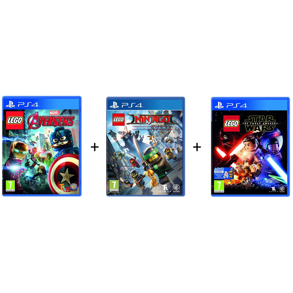 PS4 Lego Avengers + Ninjago + Star Wars Game