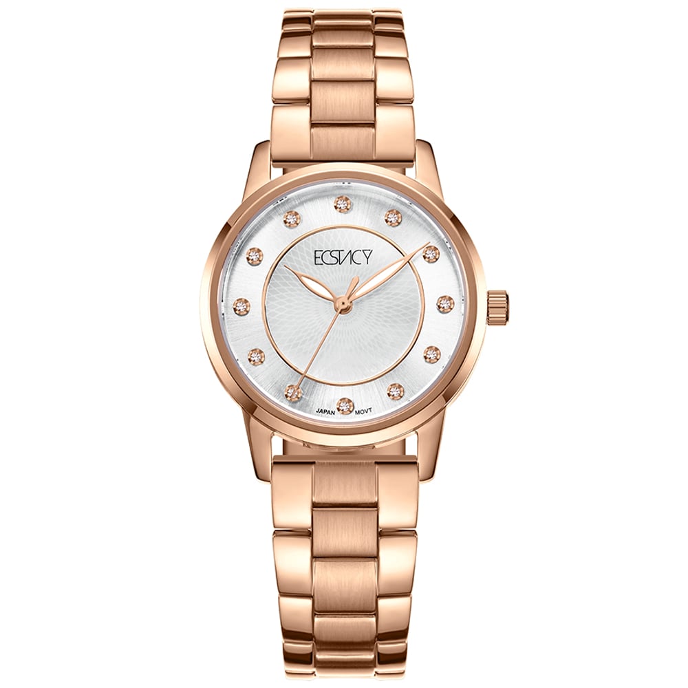 Ecstacy Women's Analog White Dial Watch - E20503-RBKM Ecstacy Women's Analog White Dial Watch - E20503-RBKM
