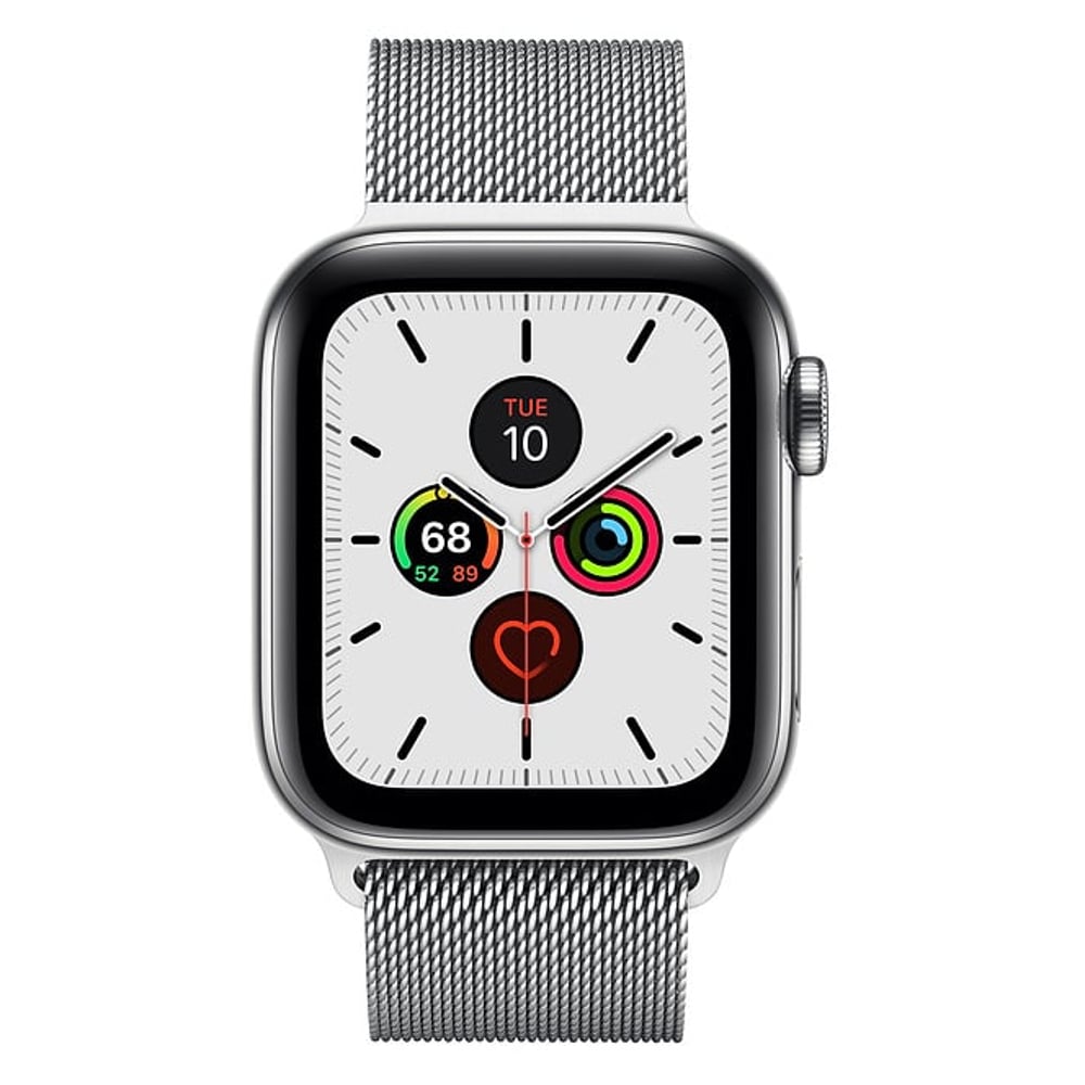 Apple Watch Series 5 GPS + Cellular 40mm Stainless Steel Case with Stainless Steel Milanese Loop Apple Watch Series 5 GPS + Cellular 40mm Stainless Steel Case with Stainless Steel Milanese Loop