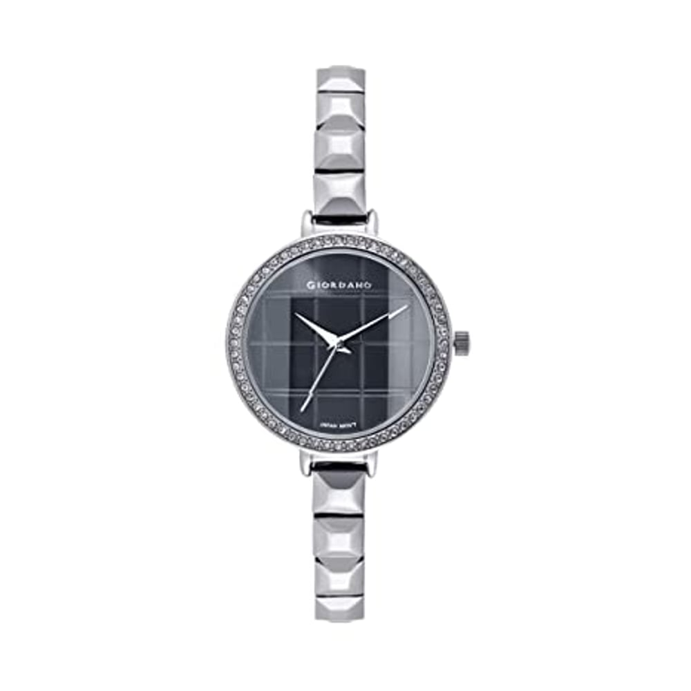 Giordano Women's Analog Black Dial Watch - GD-2102-22 Giordano Women's Analog Black Dial Watch - GD-2102-22