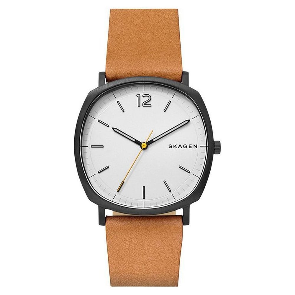 Skagen Rungsted Brown Leather Men Watch SKW6379