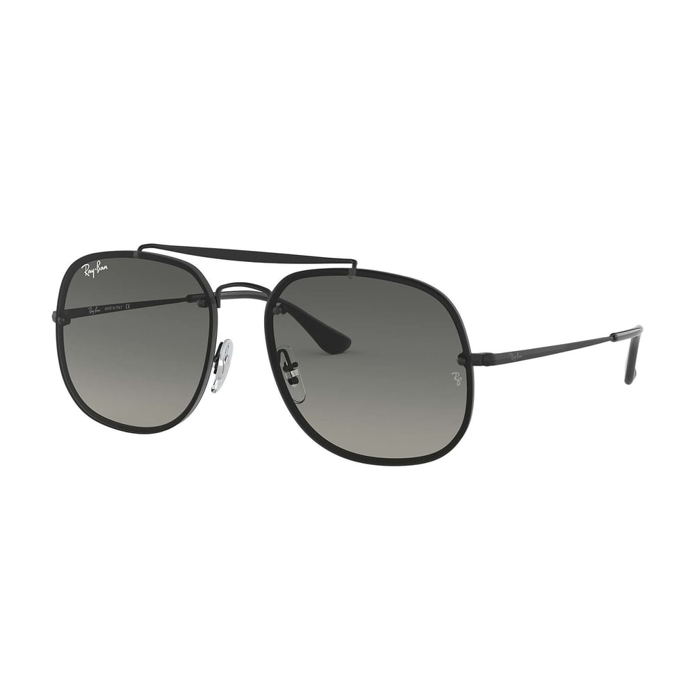 RayBan RB3583N-153/11-58 Black/Grey Stainless Steel Unisex Sunglasses