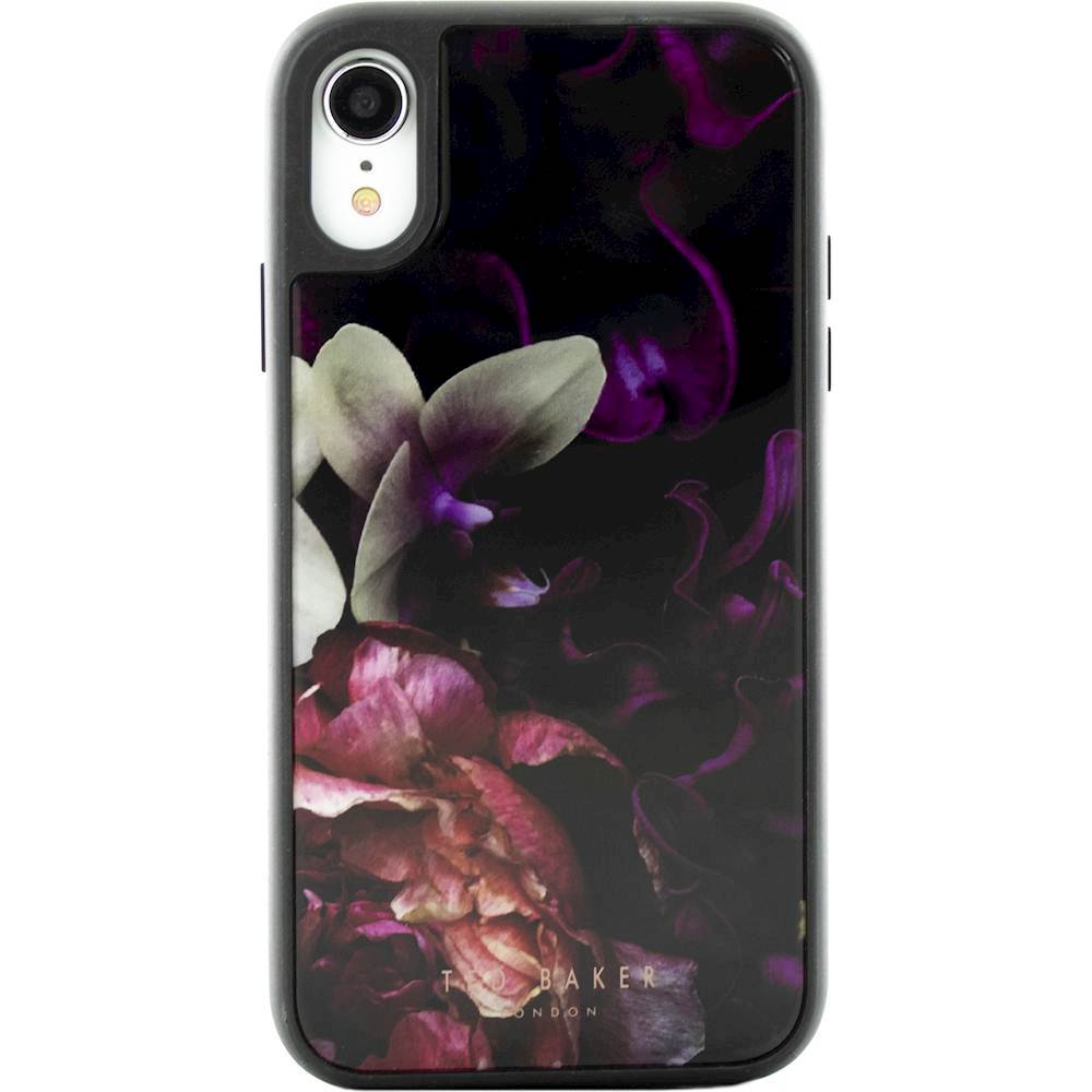 Ted Baker Glass Inlay Case iPhone XR Splendour Black Ted Baker Glass Inlay Case iPhone XR Splendour Black