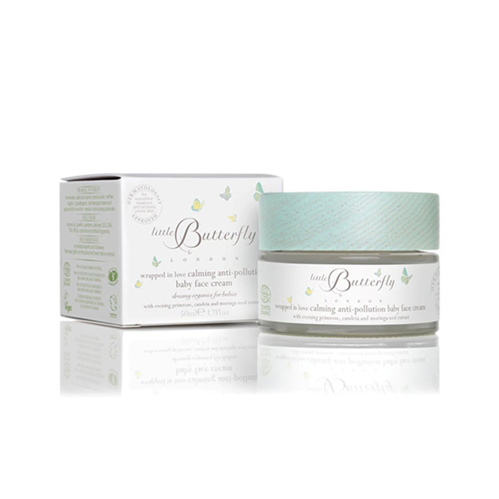 Little Butterfly London Wrapped In Love Calming Anti Pollution Baby Face Cream 50ml