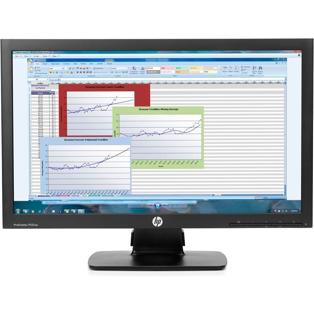 HP P222VA K7X30AA FHD Monitor 21.5inch