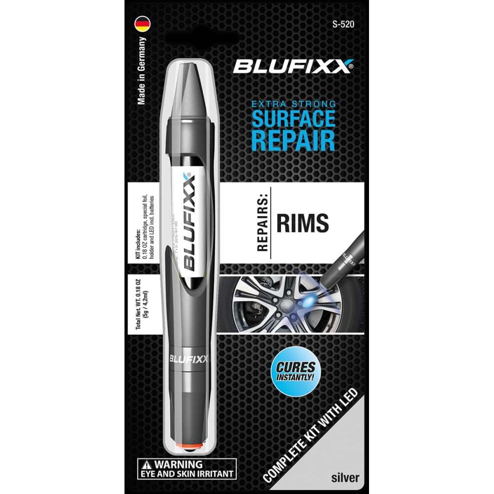 BLUFIXX Strong Surface Repair Kit For Car Rims With LED Light