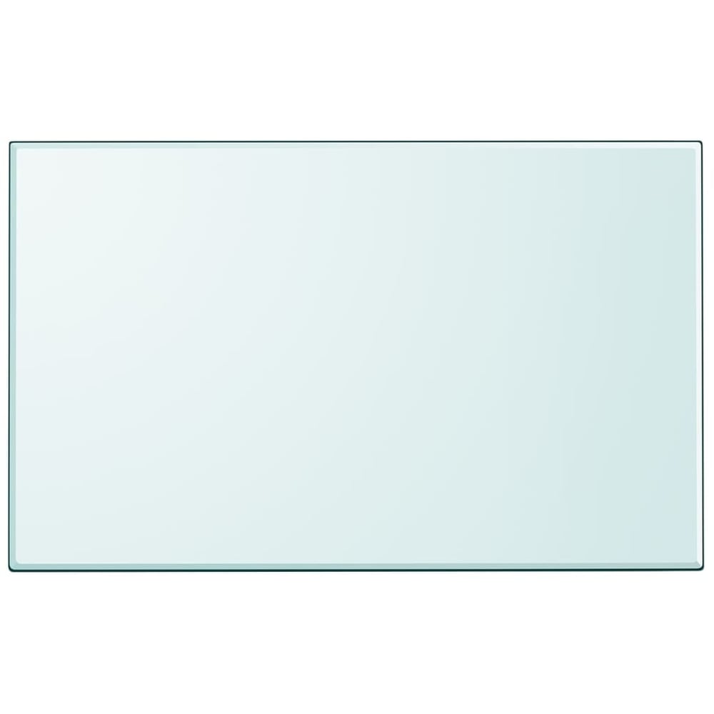 vidaXL Table Top Tempered Glass Rectangular 1000x620 mm