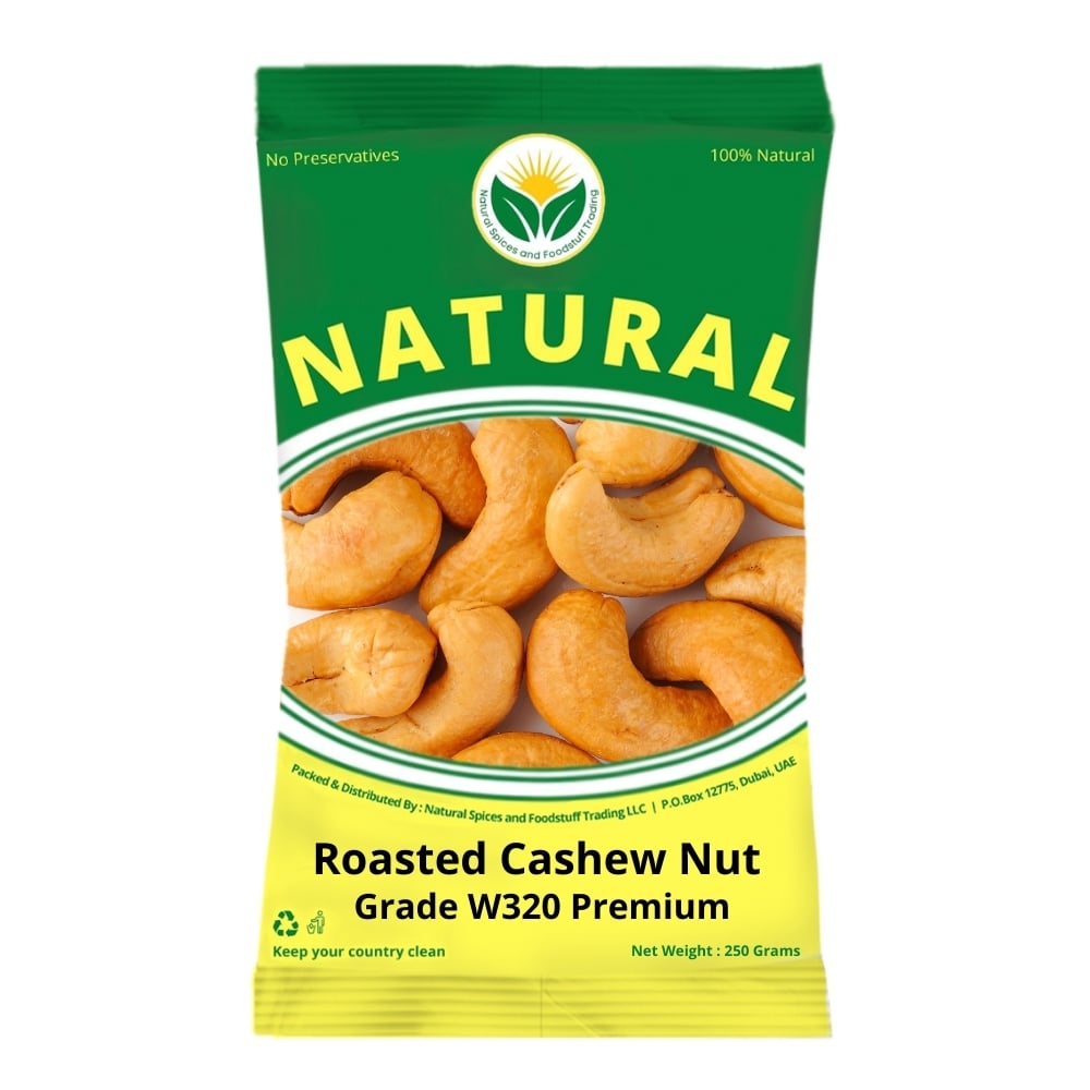 Natural Fresh Roasted Cashew Nut W320 200g Natural Fresh Roasted Cashew Nut W320 200g