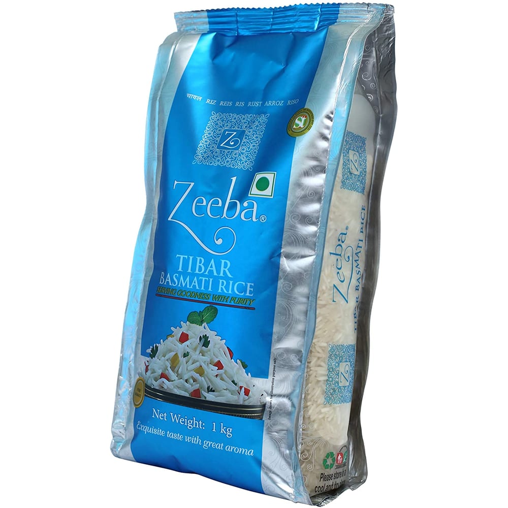 Zeeba Everyday Super Mongra Basmati Rice Bag, 5kg