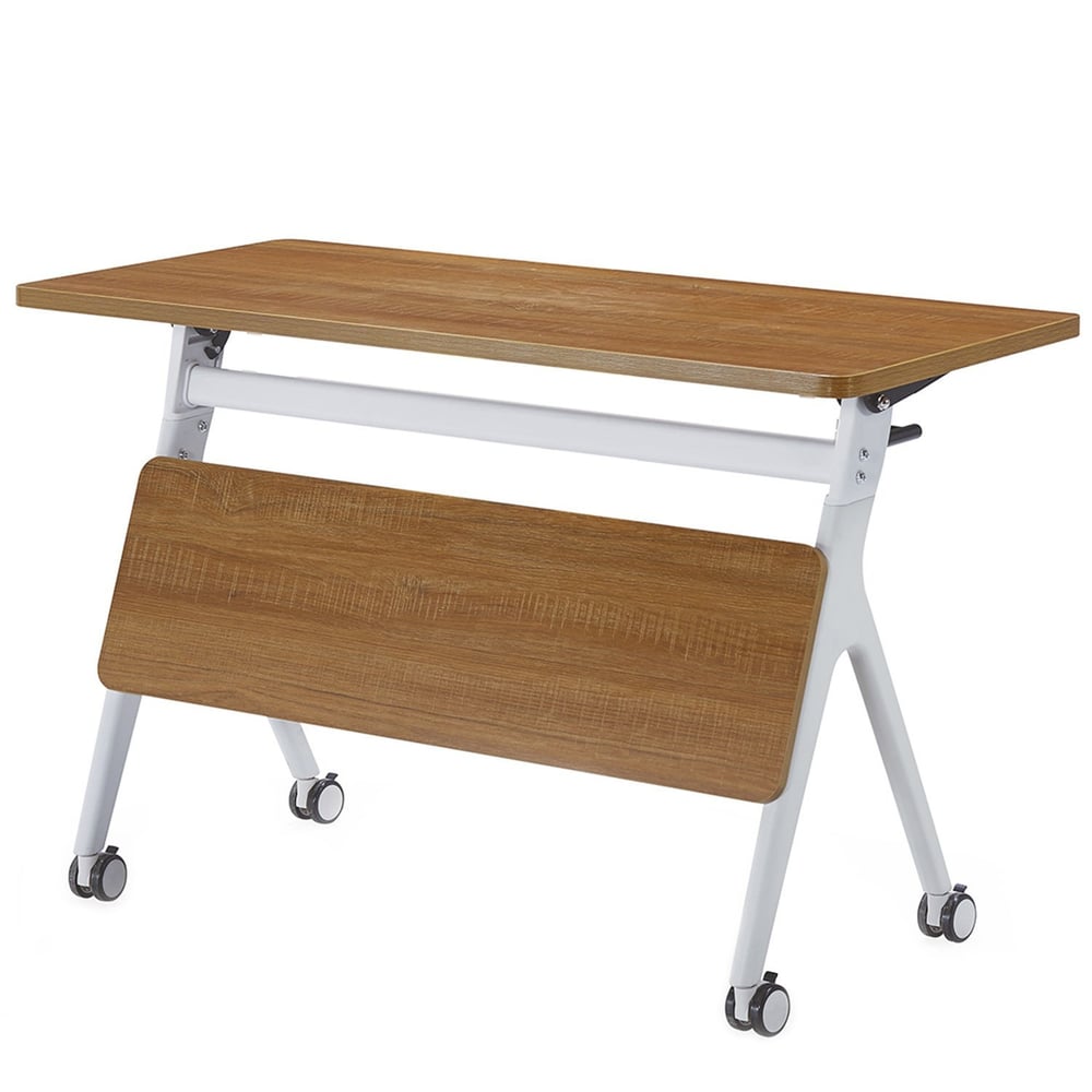 Ibama Office Foldable Desk|1.2m Heavy Duty Flipper Table with Casters for Home Work, Study Table, Conference Training Table and classroom Table Ibama Office Foldable Desk|1.2m Heavy Duty Flipper Table with Casters for Home Work, Study Table, Conference Training Table and classroom Table