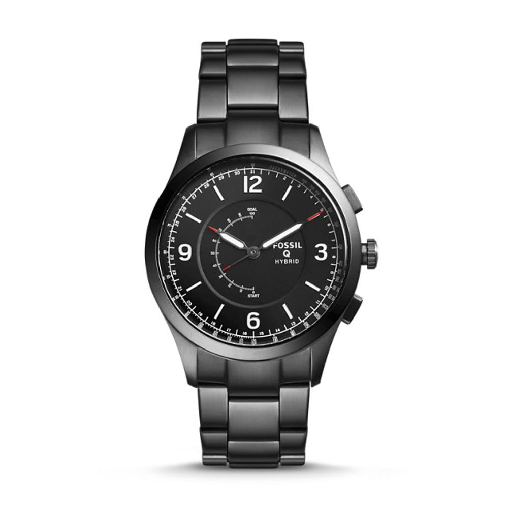 Fossil Hybrid Smartwatch - Q Activist Smoke Stainless Steel