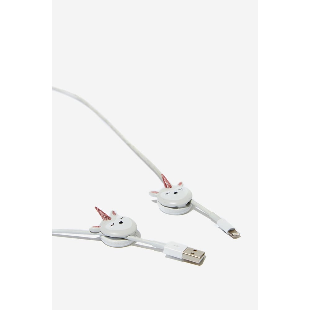 TYPO Novelty Cable Pinch 2 Pack Unicorn