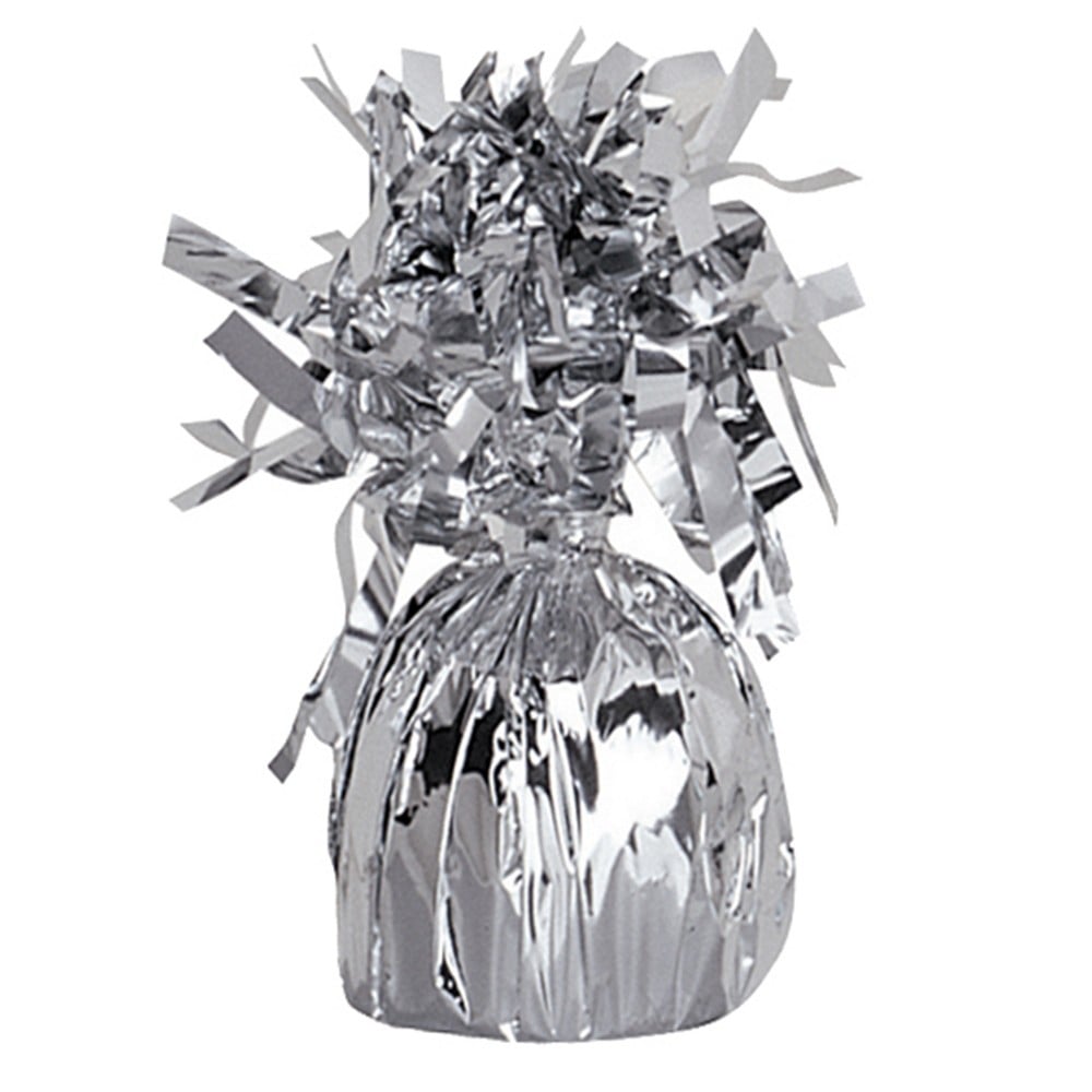 Unique- Foil Balloon Weight - Silver Unique- Foil Balloon Weight - Silver