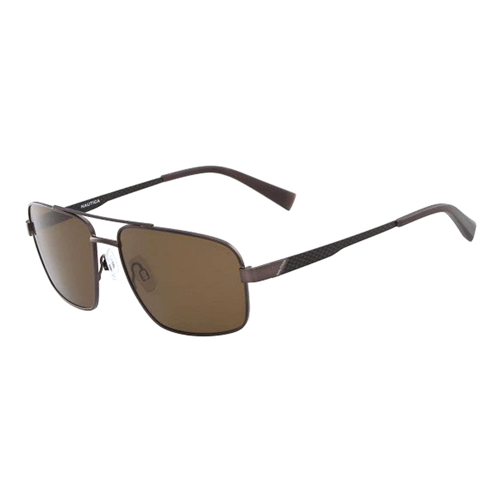 Nautica Aviator Brown Sunglasses Men N5119S-229-58 Nautica Aviator Brown Sunglasses Men N5119S-229-58