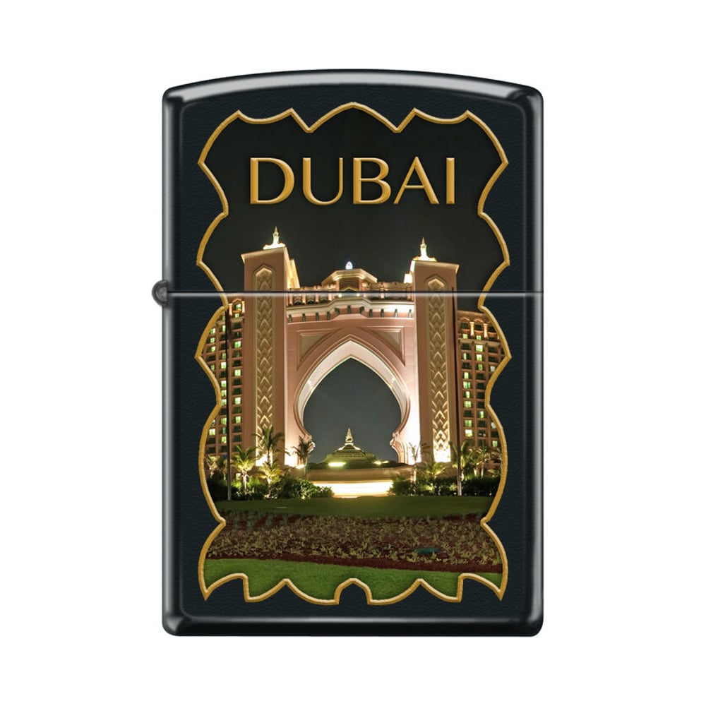 Zippo Ci404968 218 Dubai Black Matte Windproof Lighter Zippo Ci404968 218 Dubai Black Matte Windproof Lighter