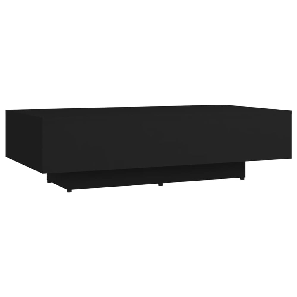 Vidaxl Coffee Table Black 115x60x31 Cm Engineered Wood