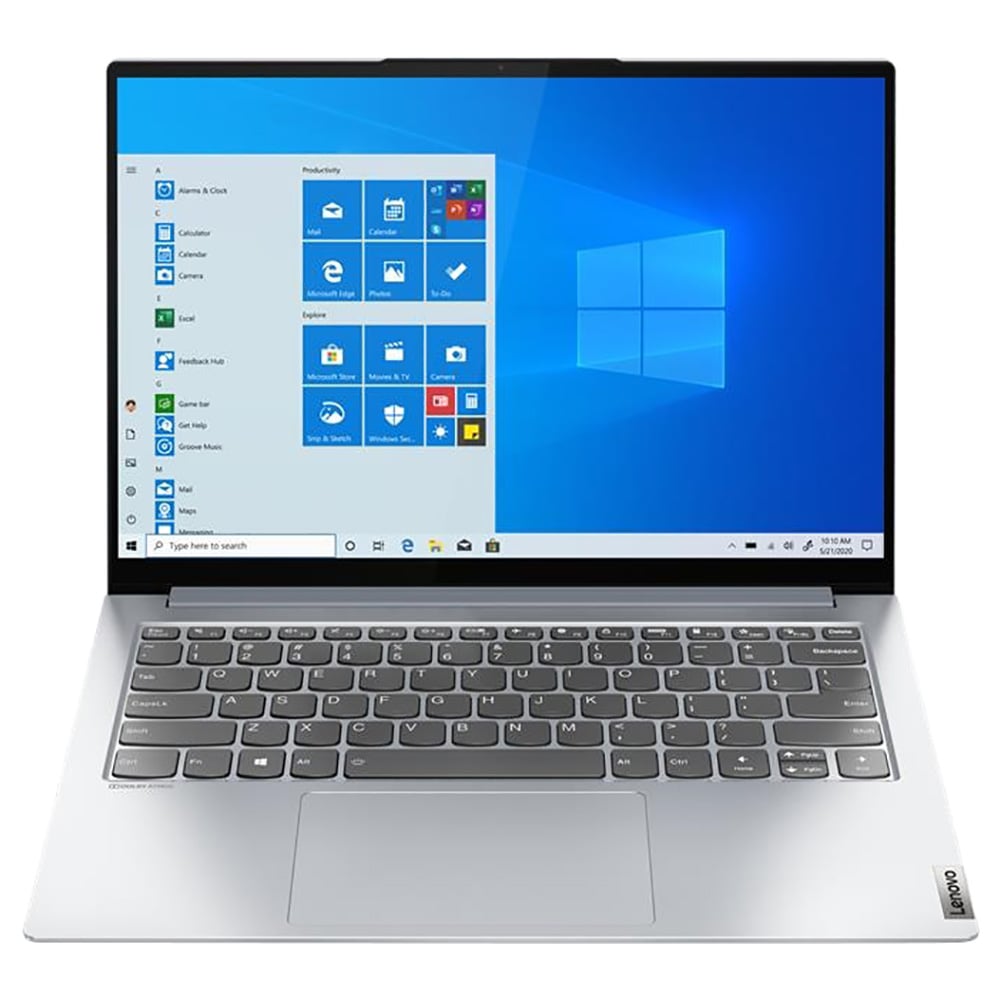 Lenovo Yoga Slim 7 Pro Laptop - 11th Gen Core i7 3.3GHz 16GB 1TB 2GB Win10 14inch 2.8K Grey Arabic/English Keyboard 82NC000UAX (2021) Middle East Version