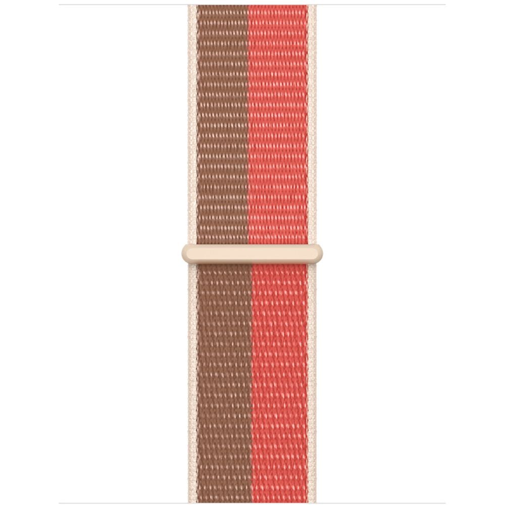 Apple Sport Loop 45mm - Regular Pink Pomelo/Tan Apple Sport Loop 45mm - Regular Pink Pomelo/Tan