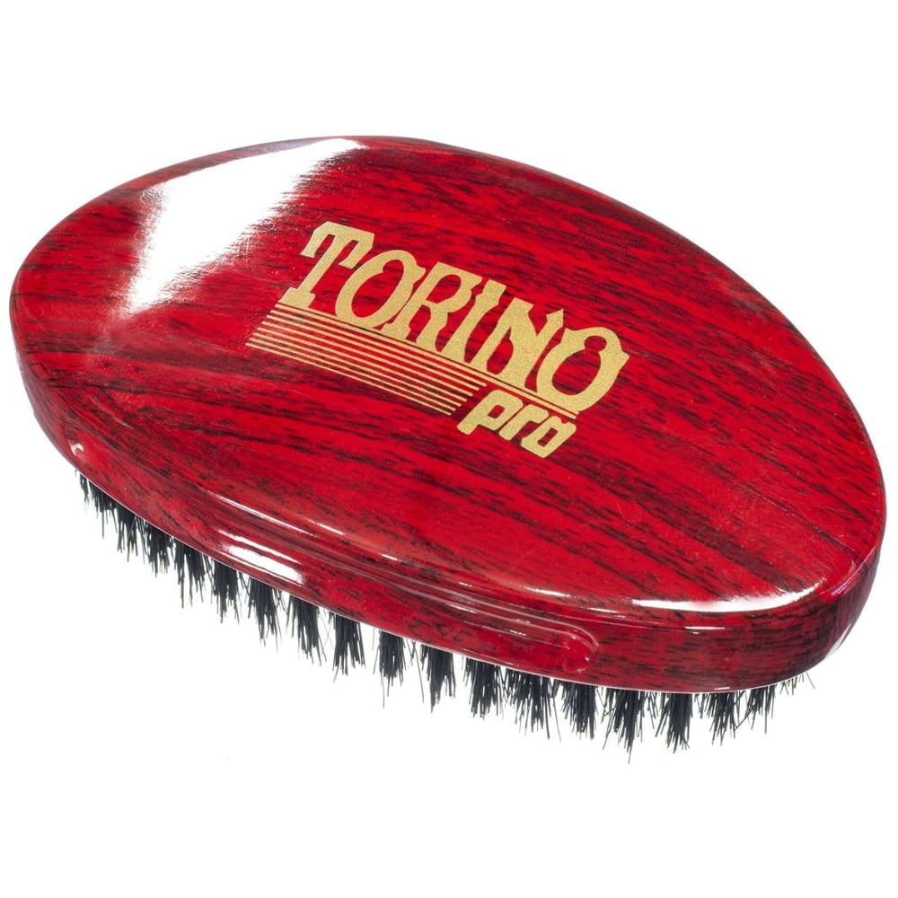 Torino Pro Medium Wave Brush #24- Curve Palm Medium Hair brush for 360 Waves- 100% medium boar bristle Curved Hair brush for men Torino Pro Medium Wave Brush #24- Curve Palm Medium Hair brush for 360 Waves- 100% medium boar bristle Curved Hair brush for men