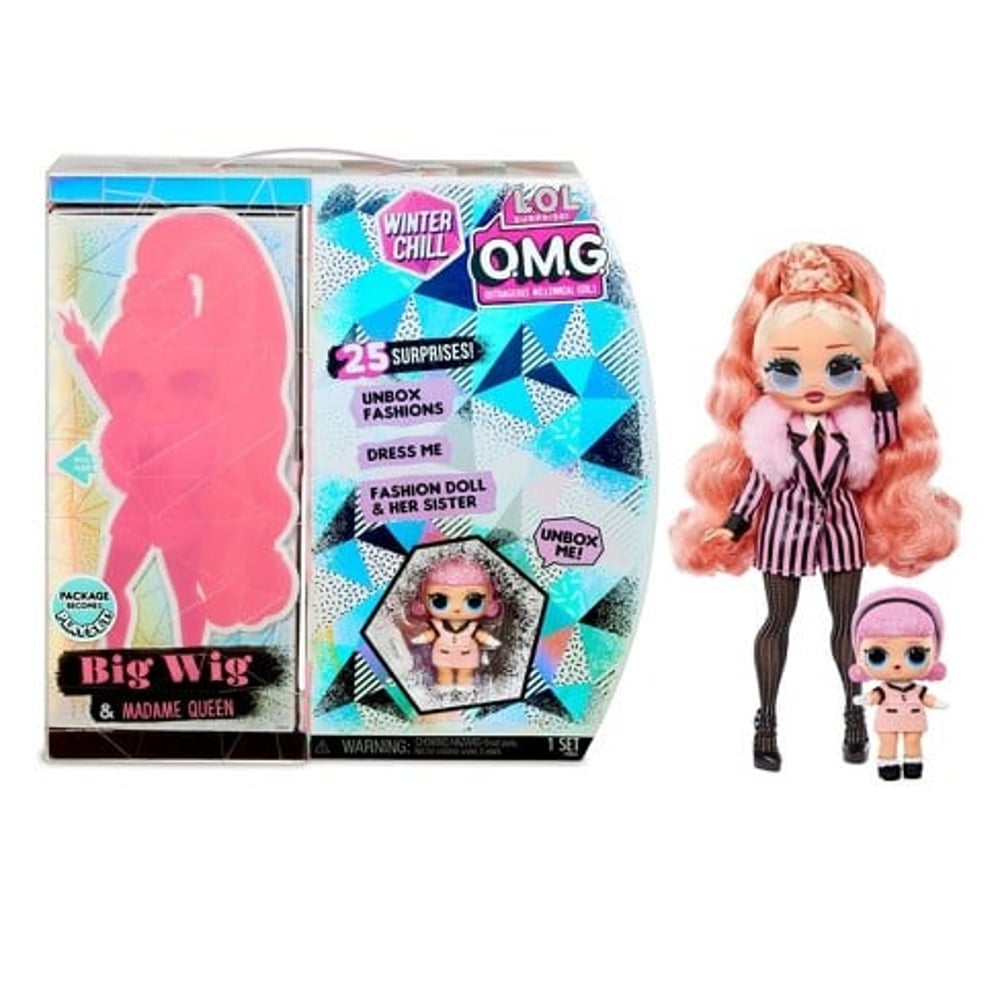 LOL Surprise OMG Winter Chill Big Wig & Madame Queen Fashion Doll