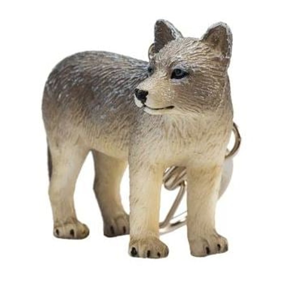 Mojo Animal Planet Wolf Cub Keychain Woodland