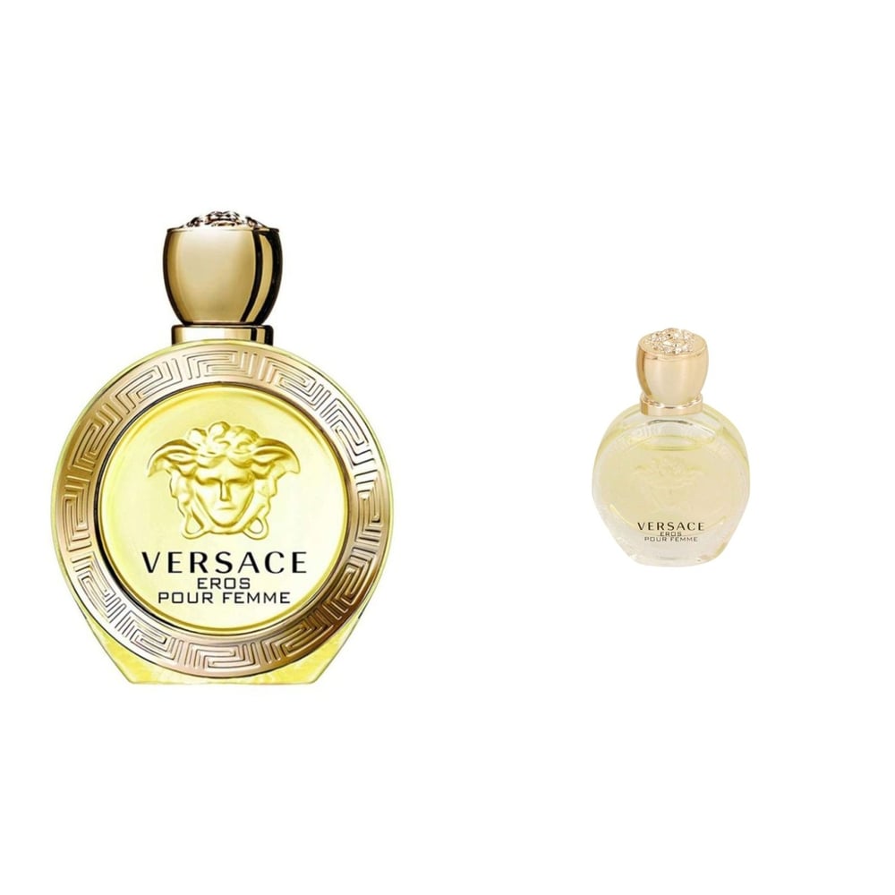 Versace Bundle Offer Of Eros Edt 100ml & Eros Edt 5ml For Women Perfume