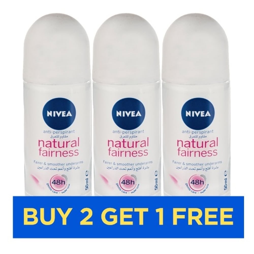 Nivea Powder Natural Fairness Women 50ml - Buy 2 Get 1 Free