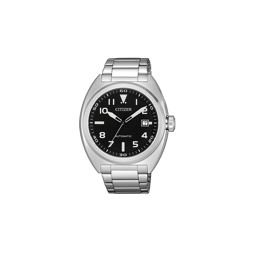 Citizen Vintage Silver Stainless Steel Analog Watch For Men NJ0100-89E