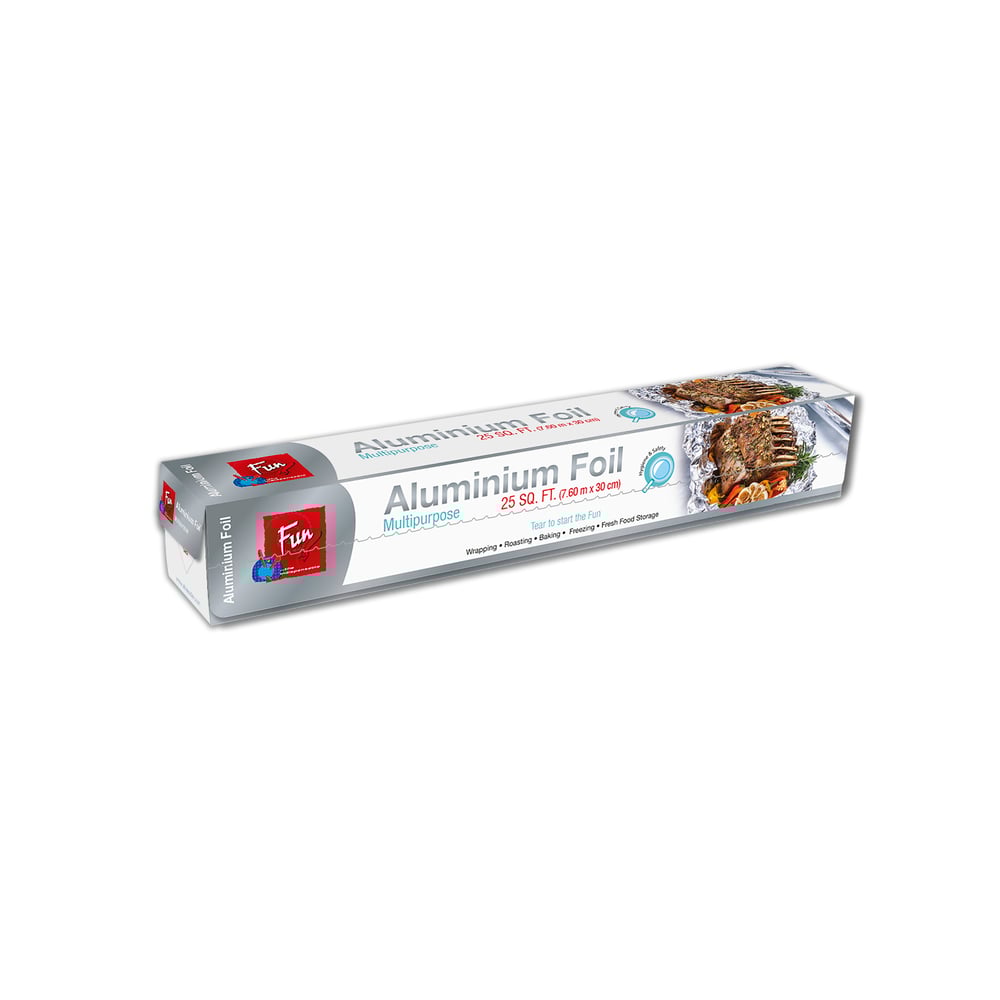 Fun® Indispensable Aluminium Foil Roll 25 sqft Fun® Indispensable Aluminium Foil Roll 25 sqft