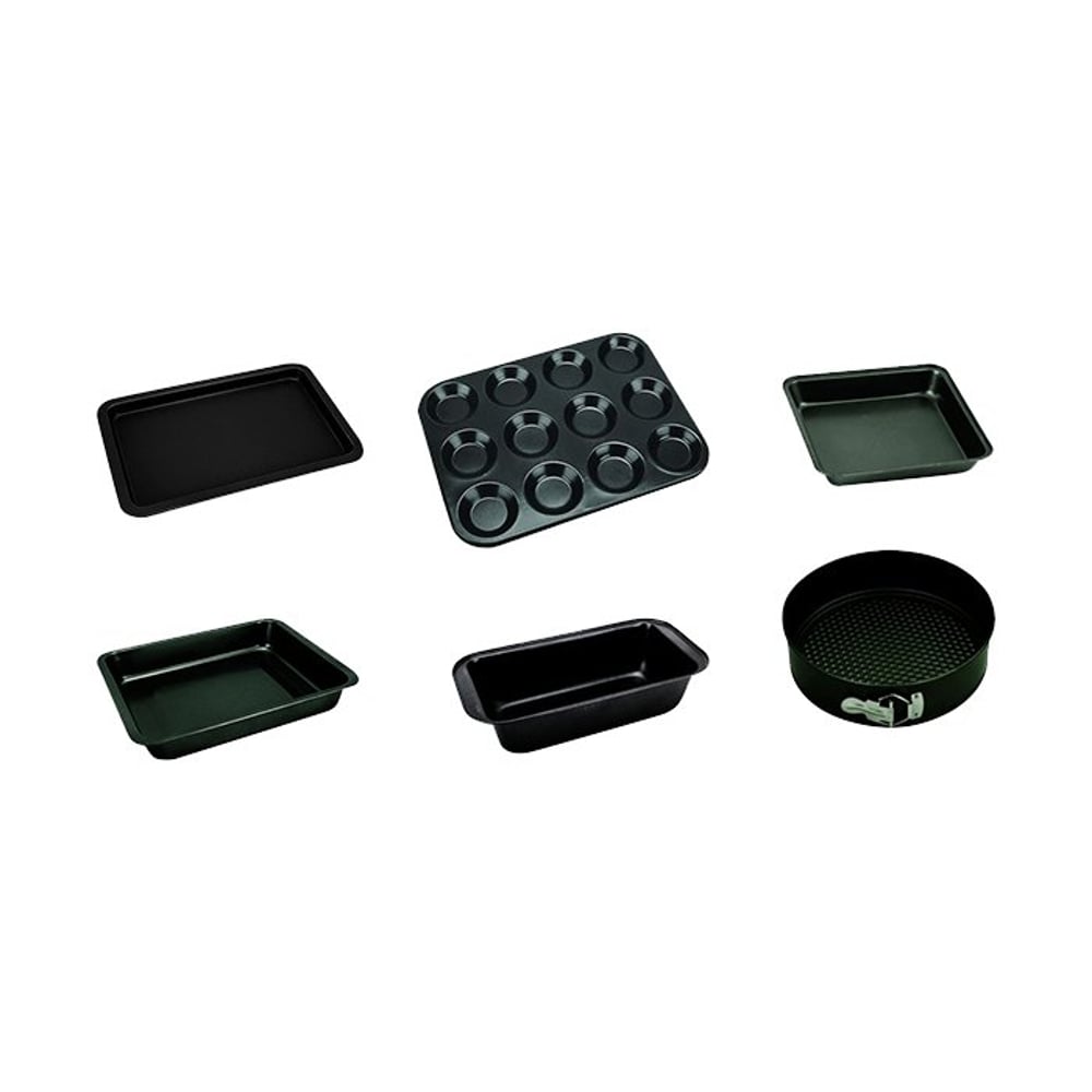 RoyalFord Bakeware Set Black 6pcs