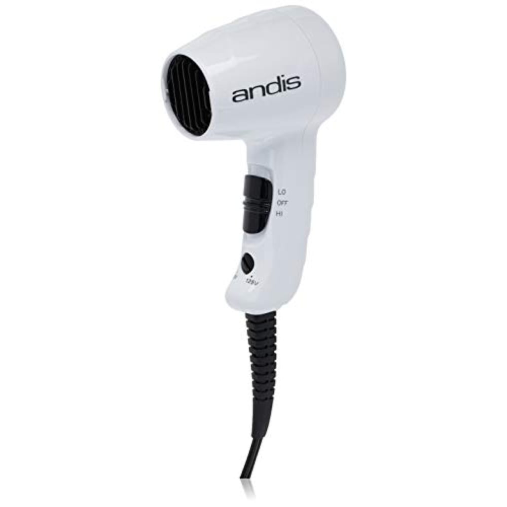 Andis 33805 1600-Watt MicroTurbo Dual Voltage Hair Dryer, White Andis 33805 1600-Watt MicroTurbo Dual Voltage Hair Dryer, White