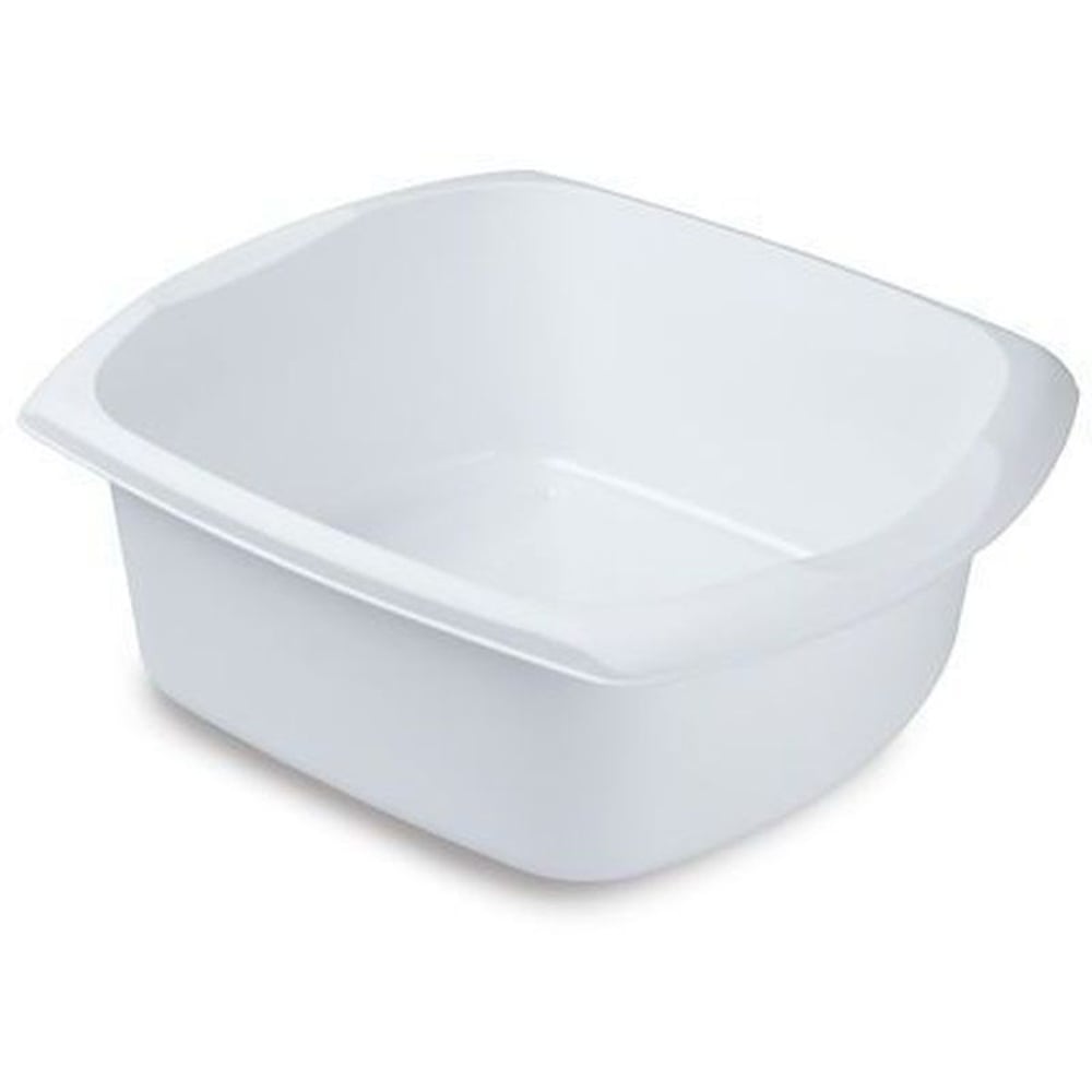 Small Rectangle Bowl Metallic 9.5L White