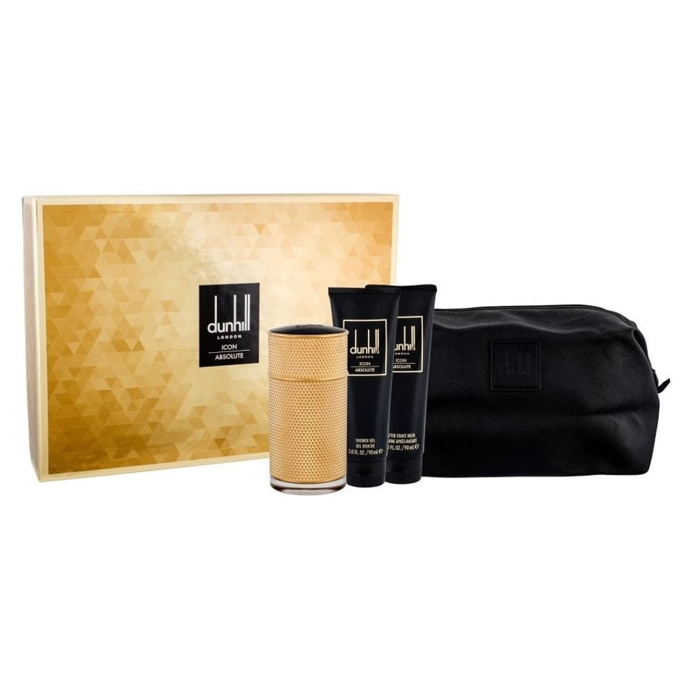 Dunhill Icon Absolute Gift Set For Men (Dunhill Icon Absolute 100ml EDP + 90ml Shower Gel + 90ml After Shave Balm + Bag) Dunhill Icon Absolute Gift Set For Men (Dunhill Icon Absolute 100ml EDP + 90ml Shower Gel + 90ml After Shave Balm + Bag)