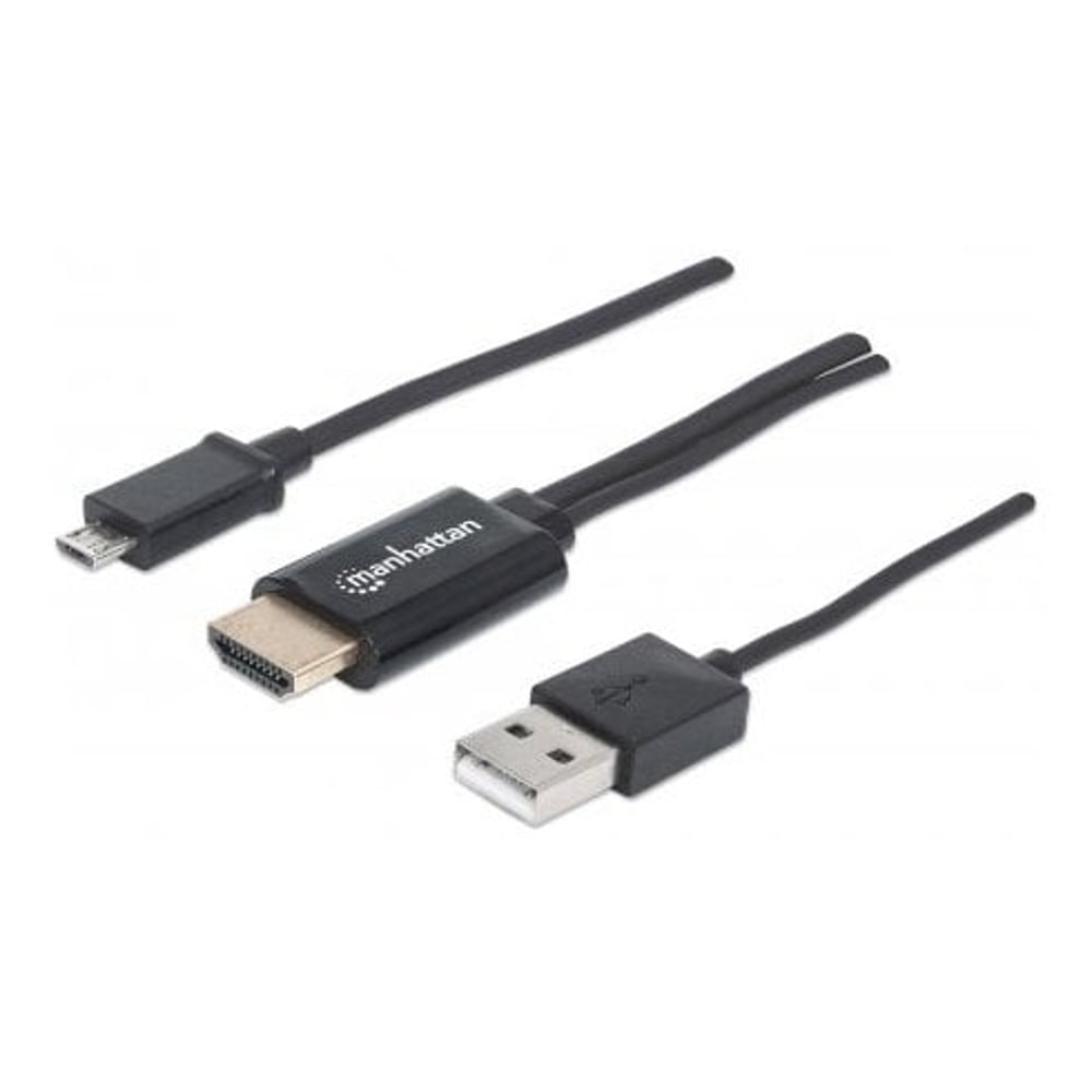 Manhattan MHL HDTV Cable 1.5m Black 151498 Manhattan MHL HDTV Cable 1.5m Black 151498