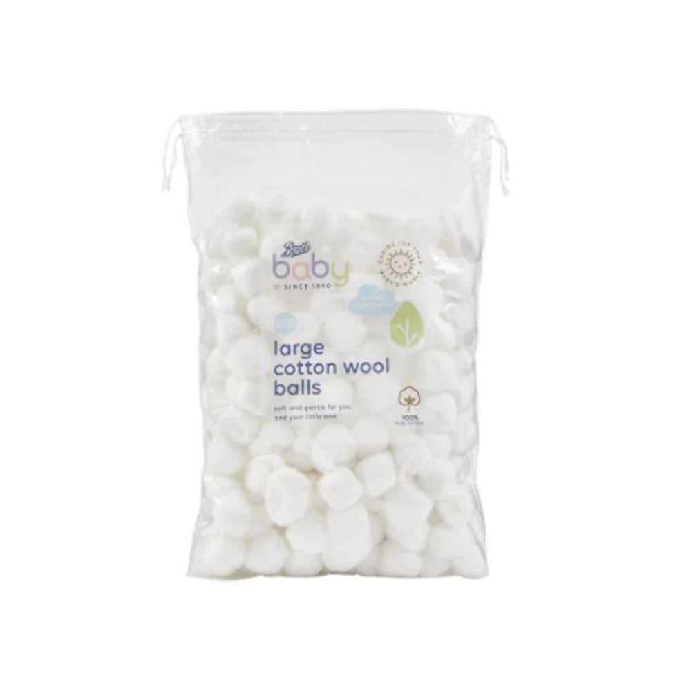Boots Baby Large Cotton Wool Balls 200pcs