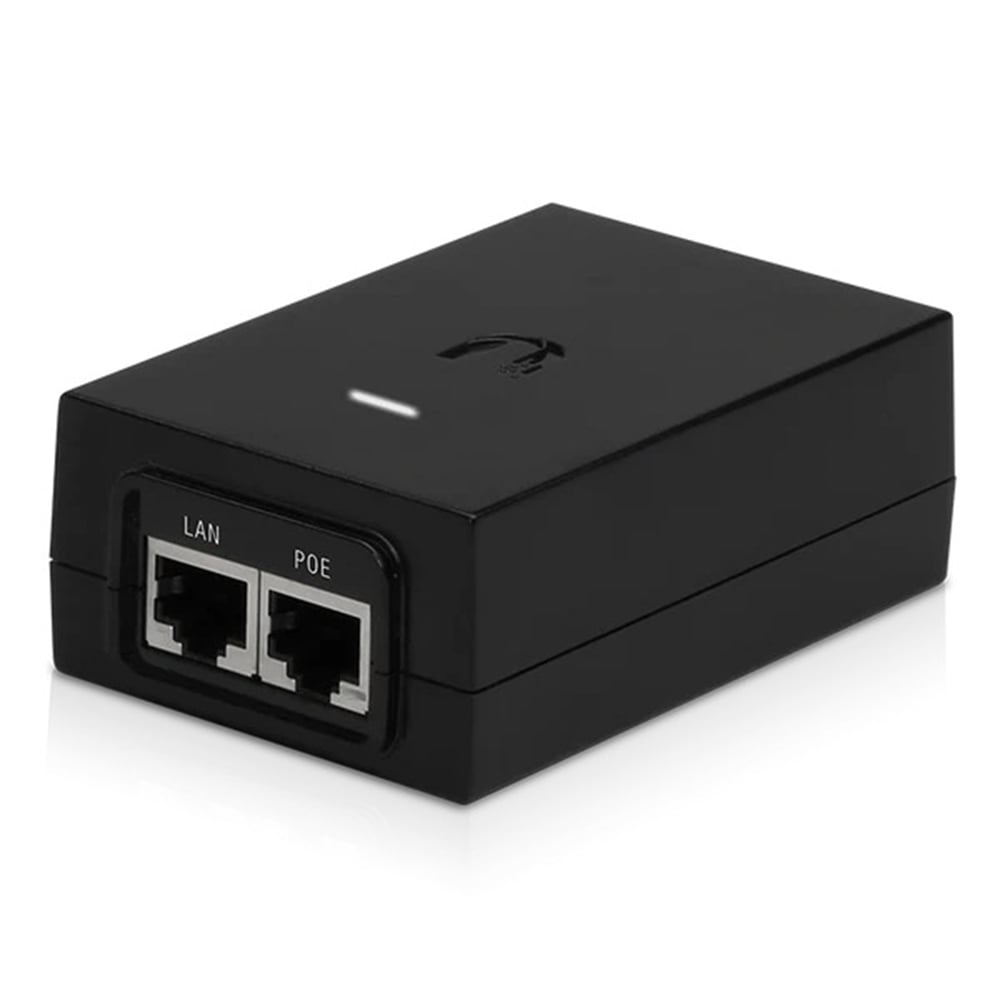Ubiquiti Unifi 48V 24W LAN PoE Power over Ethernet Injector Output Voltage 48VDC at 0.5A Black