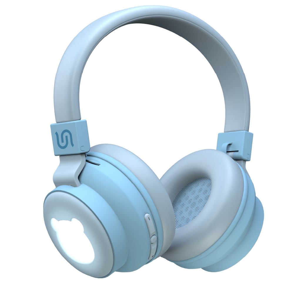 Porodo Soundtec Kids Wireless Over-ear Headphone - Blue Bear